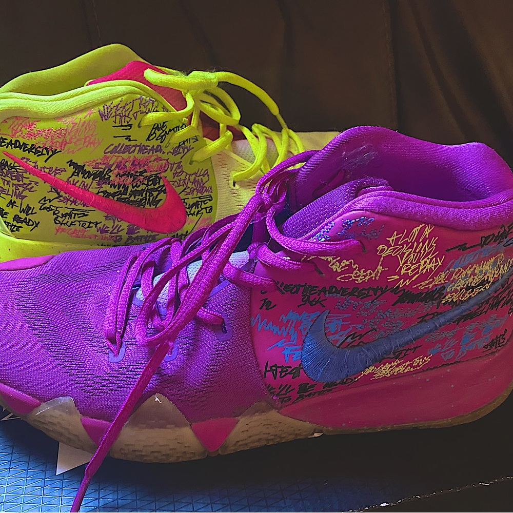 Kyrie confetti‘s worn a couple times